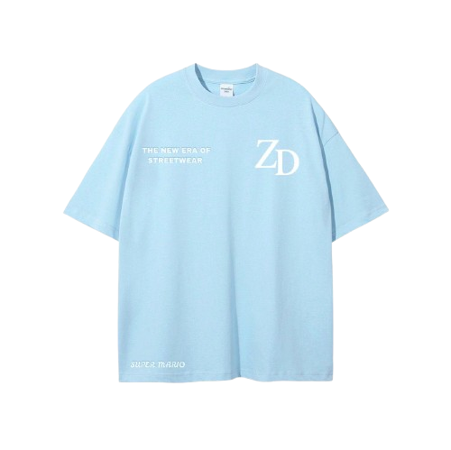 חולצת אוברסייז תכלת 